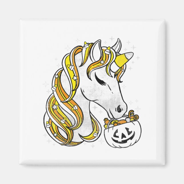 Fun Retro Halloween Geschenke Boonicorn Ghost Nied Magnet (Vorne)