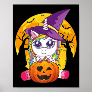 Fun Retro Halloween Geschenke Niedliche Hexerei Un Poster