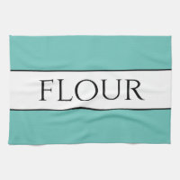 Fun Retro Leichte Aquamarine Schwarz-weiße BLUMENT
