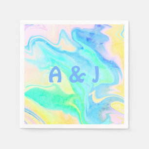 Fun Retro Personalisiert Cocktail Party Serviette