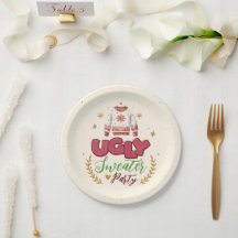 Fun Retro Ugly Sweater Weihnachts-Party