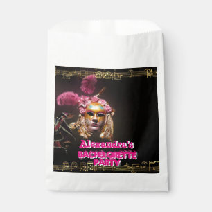 Fun rosa Maskerade Girl Junggeselinnen-Abschied Geschenktütchen