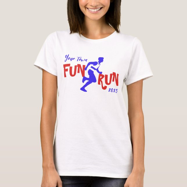 Fun Run Design T-Shirt (Vorderseite)