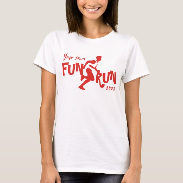 Fun Run Design T-Shirt (Vorderseite)