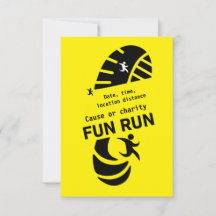 Fun Run Event verursacht Wohltätigkeit Werbeaktion