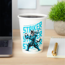 Fun Samurai Cat Soccer For Kids Birthday & Soccer 