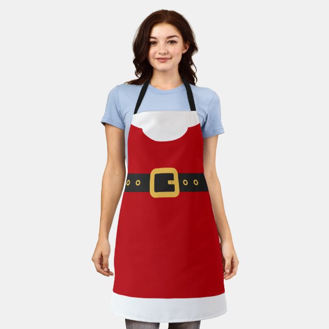 Fun Santa Claus Anzug Weihnachtsfeiertage Schürze (Getragen)