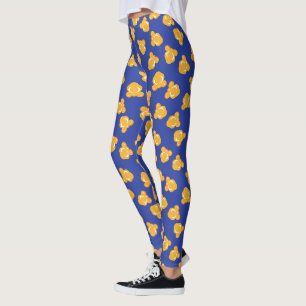 Fun Scattered Popcorn Muster Leggings