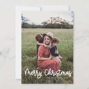 Fun schrieb fröhliches Weihnachtsdesign Feiertagskarte