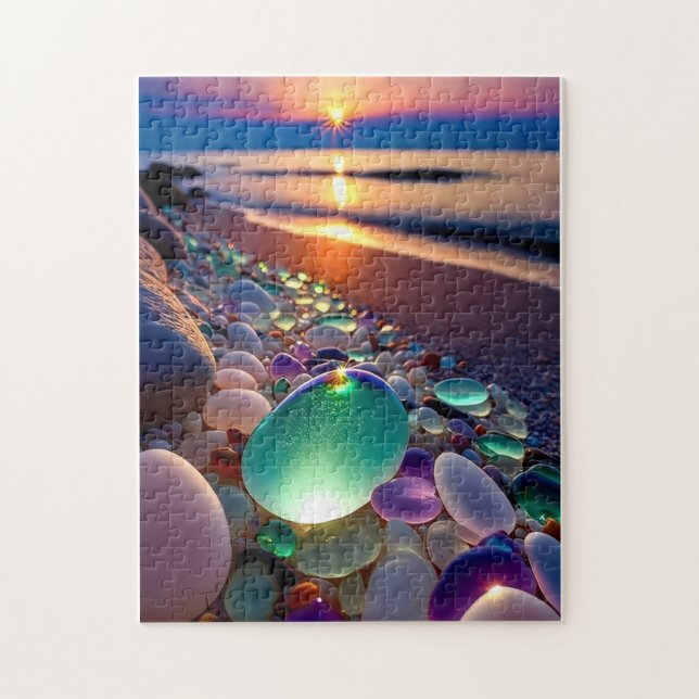 Fun Sea glass 252 pièce puzzle (Vertical)