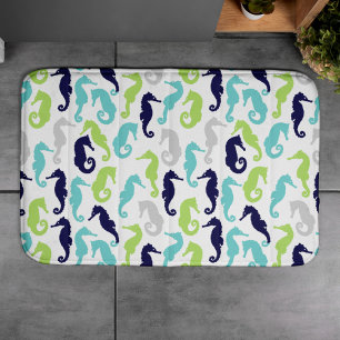 Fun Sea Horses Muster Badematte