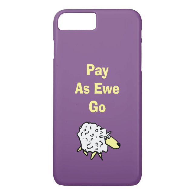 Fun Sheep Design zahlt sich aus, wenn es soweit is Case-Mate iPhone Hülle (Rückseite)