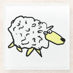 Fun Sheep Glasuntersetzer