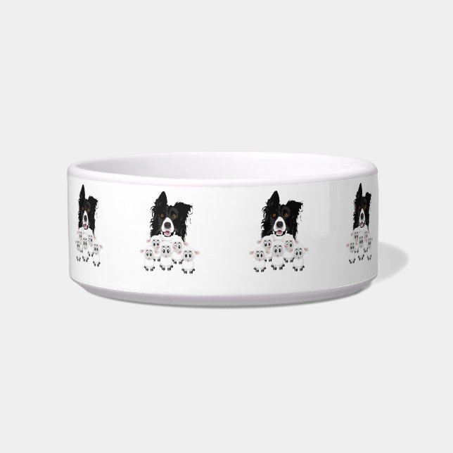 Fun Sheep Herding Hund Napf (Vorderseite)