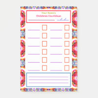 Fun Simple Christmas Star Notes Planer Organisator