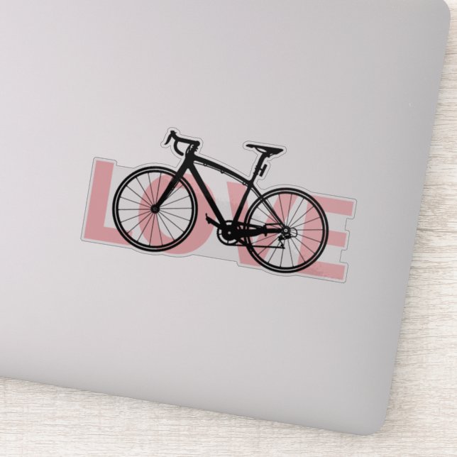 Fun Simple Modern European Style Cool Bicycle Lieb Aufkleber (Detail)