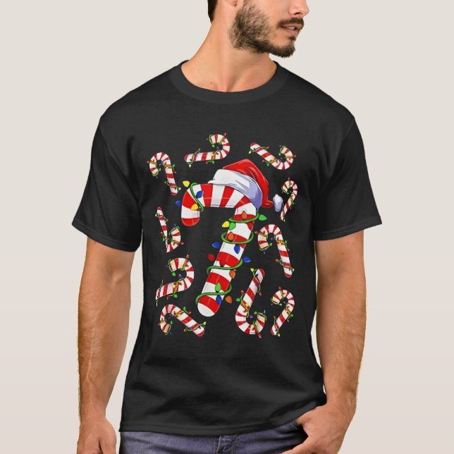 Fun Six Seven 6 7 Meme Design Couples Christmas Ca T-Shirt (Vorderseite)