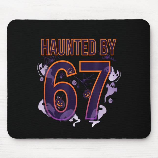 Fun Six Seven 6 7 Meme Design Couples Halloween  Mousepad (Vorne)
