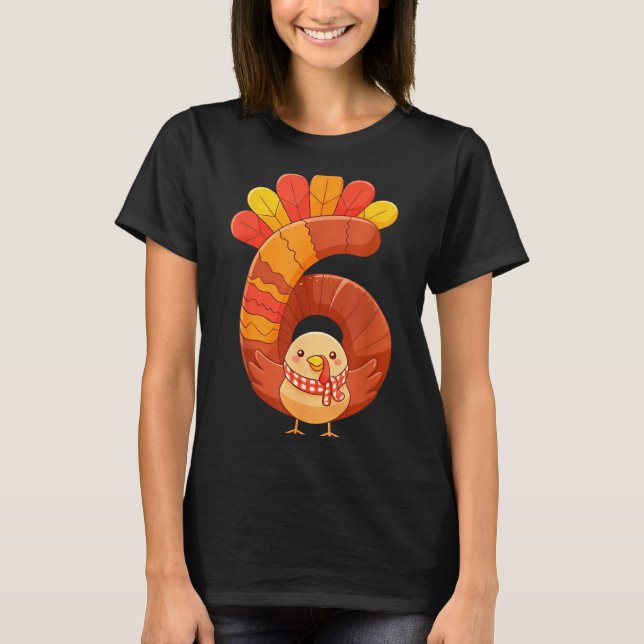 Fun Six Seven 6 7 Meme Design Couples Thanksgiving T-Shirt (Vorderseite)