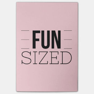 Fun Sized Inspiration Black Schriftart Post-it Klebezettel
