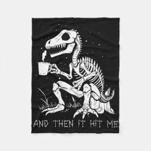 Fun Skeleton Dinosaur Kostüm Goth Men Women Hallo Fleecedecke