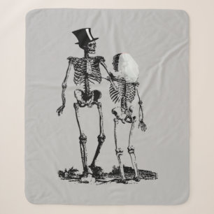 Fun Skeleton Wedding Couple Sherpadecke