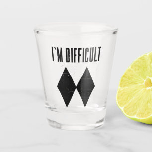 Fun Ski Double Diamond Winter Sports Vater Party Schnapsglas