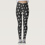 Fun Skulls Muster Leggings<br><div class="desc">Coole Halbkugel Muster Design.</div>