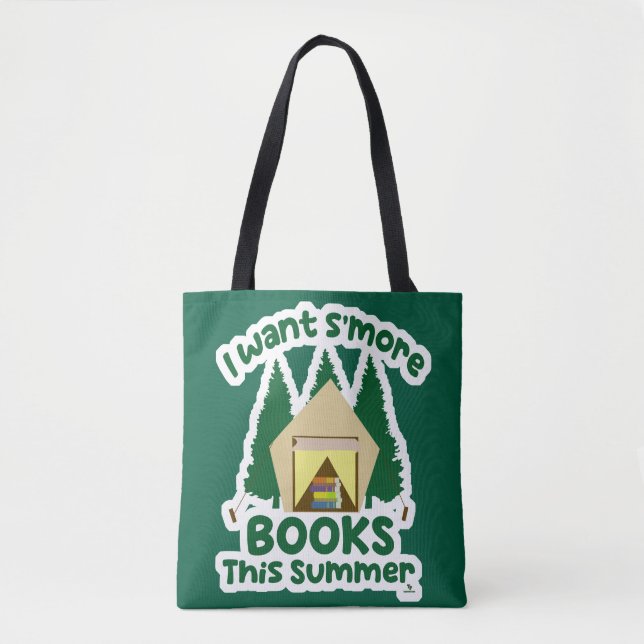 Fun Smore Books For Summer Bookish Humor Tasche (Vorderseite)