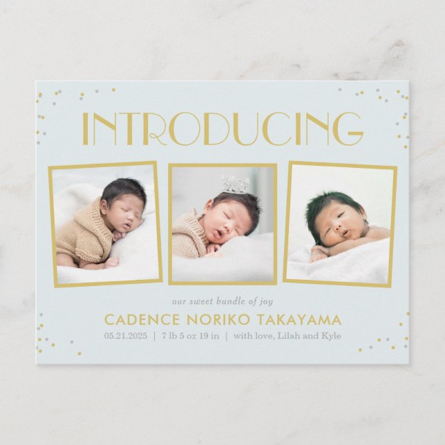 Fun Snapshots Baby Faire-part de naissance carte p (Devant)