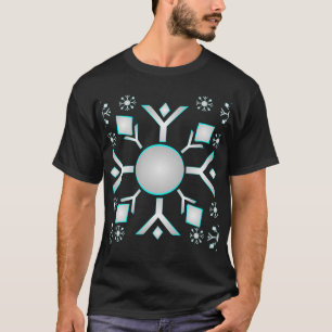 Fun Snowflakes Design T-Shirt