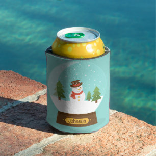 FUN! Snowman Can Cooler - Personalisiert - Name hi Dosenkühler