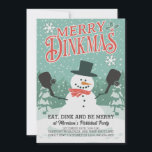 Fun Snowman Pickleball Weihnachts-Party Einladung<br><div class="desc">Ihre Pickleball-Freunde werden von dieser lustigen Weihnachtspickleball-Party Einladung zum Lachen kommen. Im Design findet man einen Schneemann, der Pickleball-Paddeln hält, und einen Gruß, der "Merry Dinkmas" heißt. Fügen Sie unten Ihre Party-Daten hinzu. Die Rückseite weist ein Muster von Pickleballs auf. Eine ideale Einladung für Pickleball-Spieler, Clubs, Coaches oder alle, die...</div>