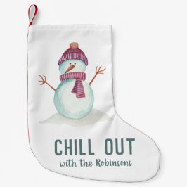 Fun Snowman Weihnachten Kleiner Weihnachtsstrumpf