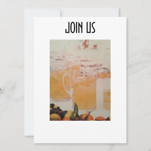 FUN SOMMER-PARTY EINLADUNG (Vorderseite)