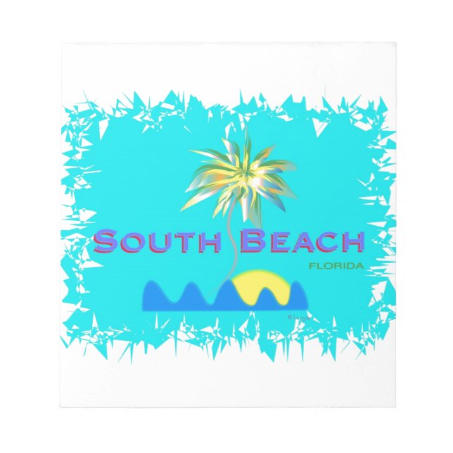 Fun South Beach, Florida Notizblock (Vorderseite)