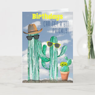 Fun Southwest Watercolor Cactus Modèle