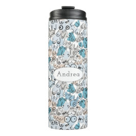 Fun Spaß Blue Mum Thermosbecher