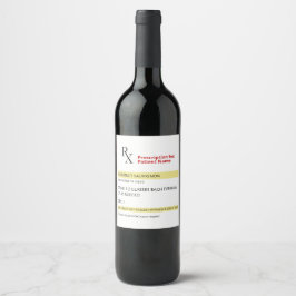Fun Spaß Novelty Rx Verschreibung Label Aufkleber