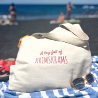 Fun Spaß Zitat Rosa Lebensjumbo Tasche