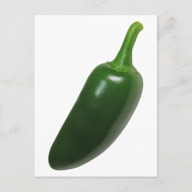 Fun & Spicy Jalapeno Pepper Postkarte (Vorderseite)