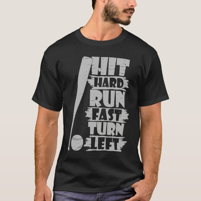 Fun Sports Quote for Softball & Baseball Players T-Shirt (Vorderseite)