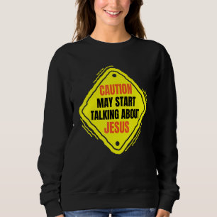 Fun Sprichwort Jesus Meme Sweatshirt