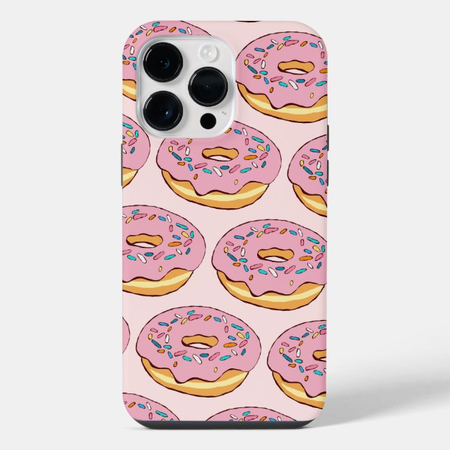 Fun Sprinkle Donuts iPhone Case 14 Pro Max Hülle (Rückseite)