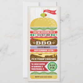 Fun Stack GRILLEN Party Einladung