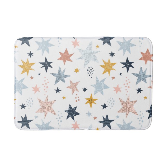 Fun Star Muster Badematte (Vorderseite)
