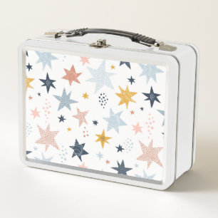Fun Star Muster Metall Brotdose