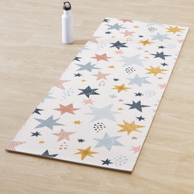 Fun Star Muster Yogamatte (Beispiel)