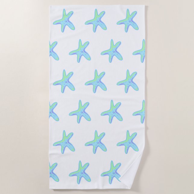 Fun Starfish Strandtuch (Vorderseite)