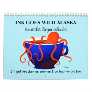 Fun Sticker Designs - Medium Calendar Kalender